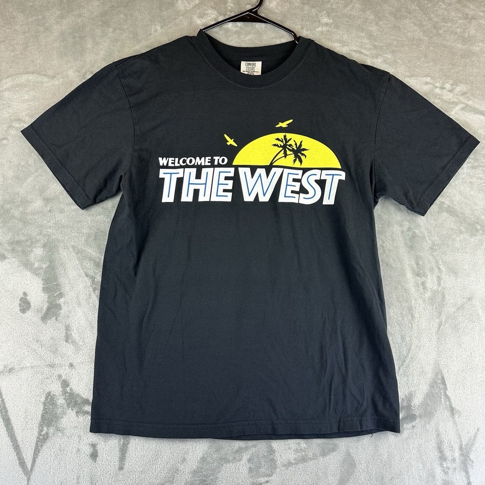 2025 Welcome To The West Music Festival T-Shirt Men's L Black Graphic NWOT